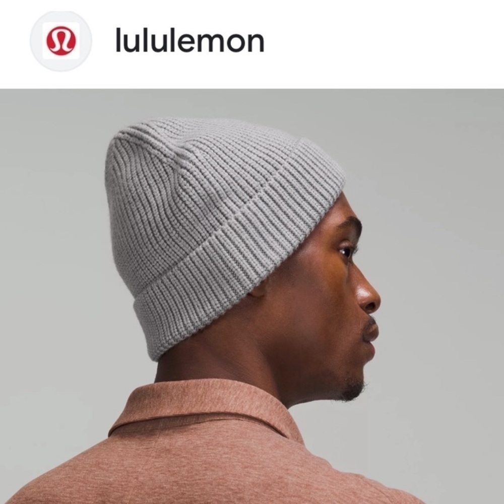 NWT lululemon athletica Gray Knit Beanie